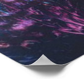 Ruimtevaarder op een planeet in de ruimte poster (Hoek)