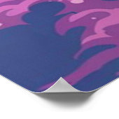 Ruimtevaarder op een Skateboard Poster (Hoek)