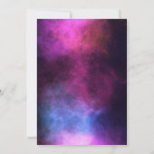 Ruimtevaarder Rainbow Balloons Rocket Moon Kaart (Achterkant)