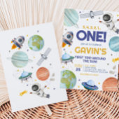 Ruimtevaarder Reis Rond de Zon Verjaardag Kaart