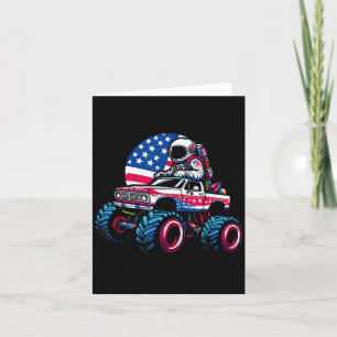 Ruimtevaarder rijdt in monstertruck 4 juli kaart