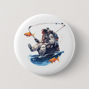 ruimtevaarder ronde button 5,7 cm