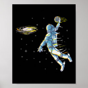Ruimtevaarder Slam Dunk Jam Sports Hu Poster