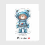 Ruimtevaarder Teddibeer Sticker (Vel)