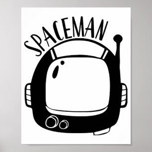 Ruimtevaarder Vintage Poster