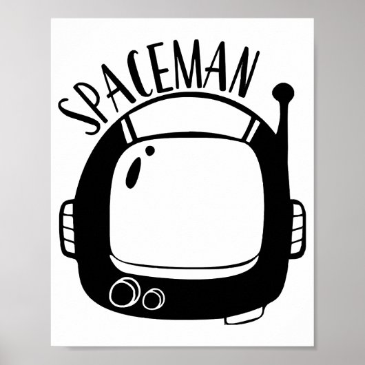 Ruimtevaarder Vintage Poster (Voorkant)