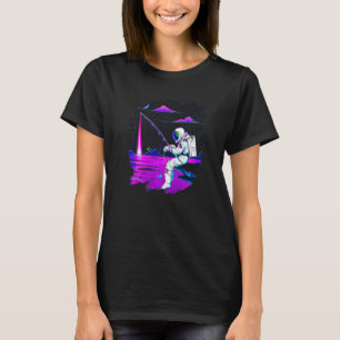Ruimtevaarder Vissersboot Ruimte Oceaan Meer Cool T-shirt