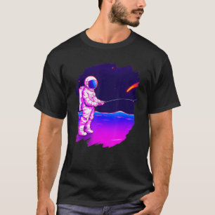 Ruimtevaarder Vissersboot Ruimte Oceaan Meer Cool T-shirt