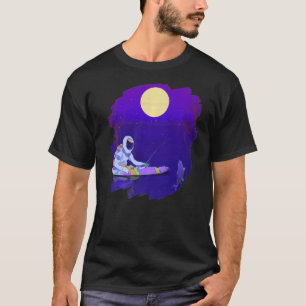Ruimtevaarder Vissersboot Ruimte Oceaan Meer Cool T-shirt