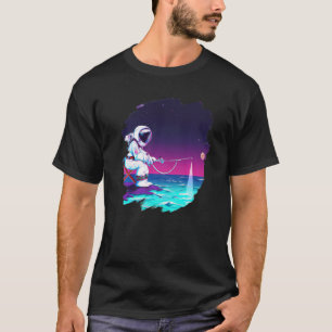 Ruimtevaarder Vissersboot Ruimte Oceaan Meer Cool T-shirt