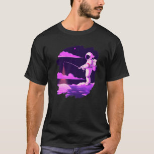 Ruimtevaarder Vissersboot Ruimte Oceaan Meer Cool T-shirt