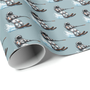 Ruimtevaarder Waterskiën Cadeaupapier