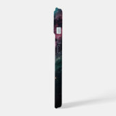 Ruimtevaarder zwevend in de ruimte. iPhone 15 case (Linkerkant)