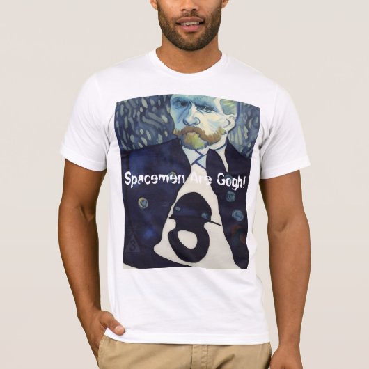 Ruimtevaarders zijn van Gogh T-shirt (Voorkant)