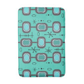 Ruimtevaardijkunst Geometrische kunst Aquamarine Badmat (Voorkant Verticaal)