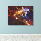 RUIMTEVAART #12 CANVAS AFDRUK (Insitu (Houten vloer))