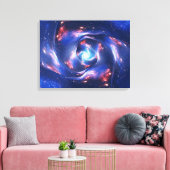 RUIMTEVAART #18 Zwarte Hole Canvas Afdruk (Insitu (Woonkamer))