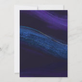 Ruimtevaart 1e verjaardag Melkweg Uitnodiging ruim (Achterkant)