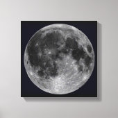 RUIMTEVAART #22 van onze maan Canvas Afdruk (Voorkant)