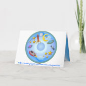Ruimtevaart ~ 2de. Birthday-kaart Kaart (Achterkant)