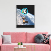 RUIMTEVAART 3 CANVAS AFDRUK (Insitu (Woonkamer))