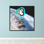 RUIMTEVAART 3 CANVAS AFDRUK (Insitu (Houten vloer))