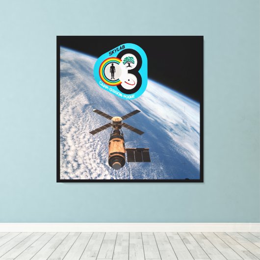 RUIMTEVAART 3 CANVAS AFDRUK (Insitu (Houten vloer))