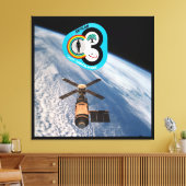 RUIMTEVAART 3 CANVAS AFDRUK (Insitu (Woonkamer))