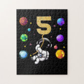 Ruimtevaart 5 jaar oud 5 jaar oud astronaut legpuzzel (Verticaal)