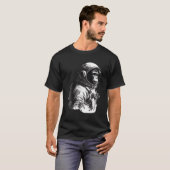 ruimtevaart astronaut aap astronaut t-shirt (Voorkant volledig)