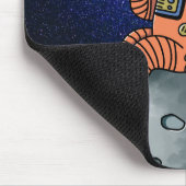 Ruimtevaart, astronaut, ruimtevaarder muismat (Hoek)