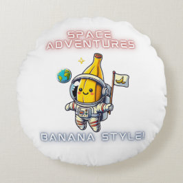 Ruimtevaart Banana Astronaut Adventures Rond Kussen