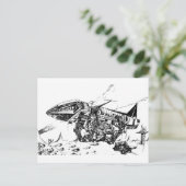 Ruimtevaart Briefkaart (Staand voorkant)