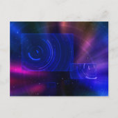 Ruimtevaart Briefkaart (Voorkant)