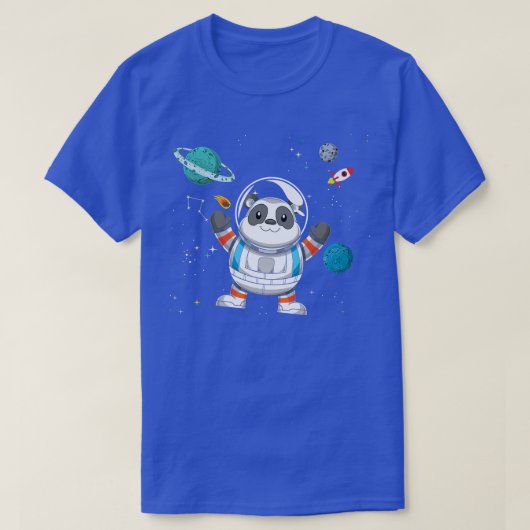 Ruimtevaart China dierentuin Diverse Panda Astro T-shirt (Design voorkant)