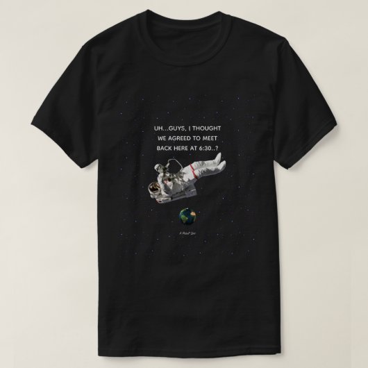 Ruimtevaart - een MisterP Shirt (Design voorkant)