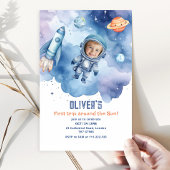 Ruimtevaart Eerste reis rond de zon Foto Kaart