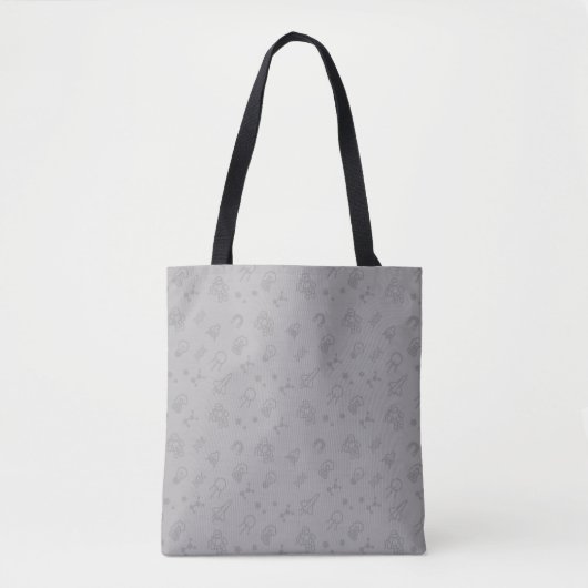 Ruimtevaart en wetenschapskleding tote bag (Voorkant)