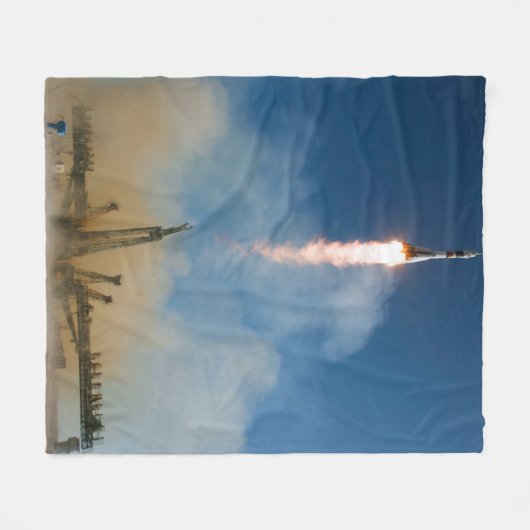 Ruimtevaart Fleece Deken (Voorkant (Horizontaal))