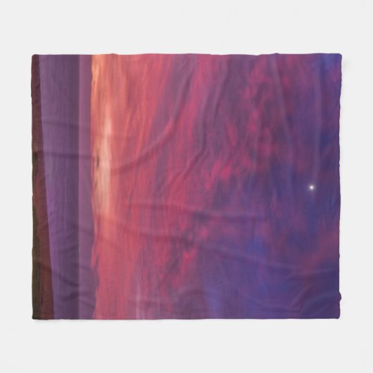 Ruimtevaart Fleece Deken (Voorkant (Horizontaal))