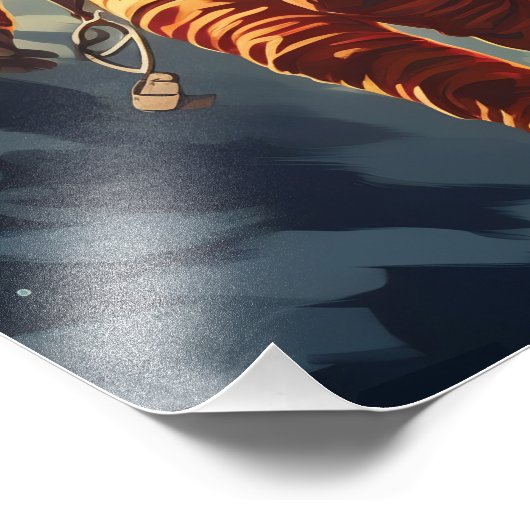 Ruimtevaart Foto Afdruk (Hoek)