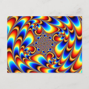 Ruimtevaart - Fractal Briefkaart