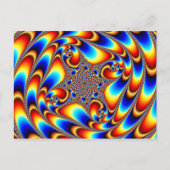 Ruimtevaart - Fractal Briefkaart (Voorkant)