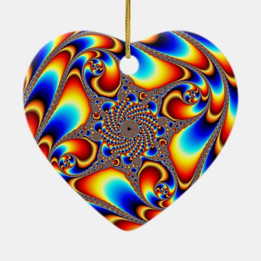 Ruimtevaart - Fractal Keramisch Ornament (Achterkant)