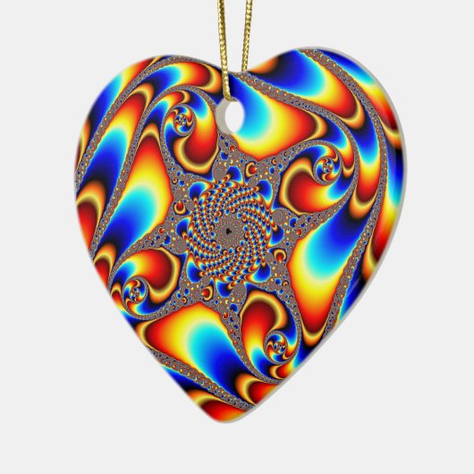 Ruimtevaart - Fractal Keramisch Ornament (Links)