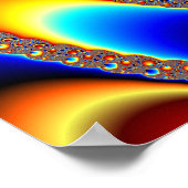 Ruimtevaart - Fractal Poster (Hoek)