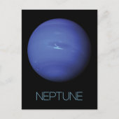 Ruimtevaart, Galaxy, Zonnestelsel, Planeet Neptunu Briefkaart (Voorkant)