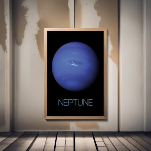 Ruimtevaart, Galaxy, Zonnestelsel, Planeet Neptunu Poster