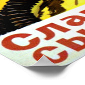 Ruimtevaart, glorie naar onze zonden, Sovjet-propa Poster (Hoek)