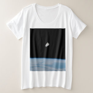 Ruimtevaart Grote Maat T-shirt